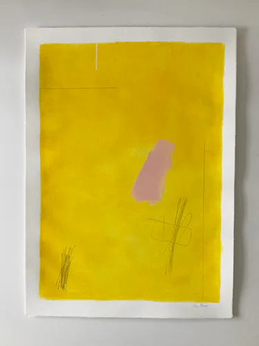 Susan Thomas, "Sing," Acrylic on Paper, 590mm  x 840mm. SOLD